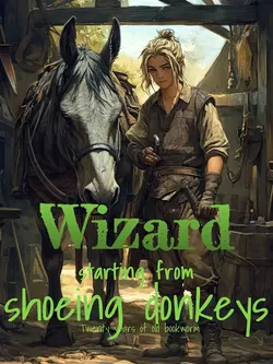 Wizard starting from shoeing donkeys webnovel cover